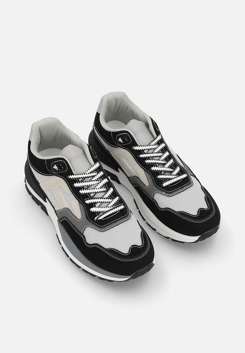 MAZERATA - PRIMO 1 Faux Nubuck / Mesh - Black