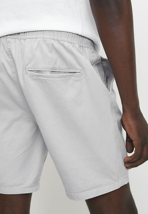 Brave Soul - Cotton Twill Short - Grey