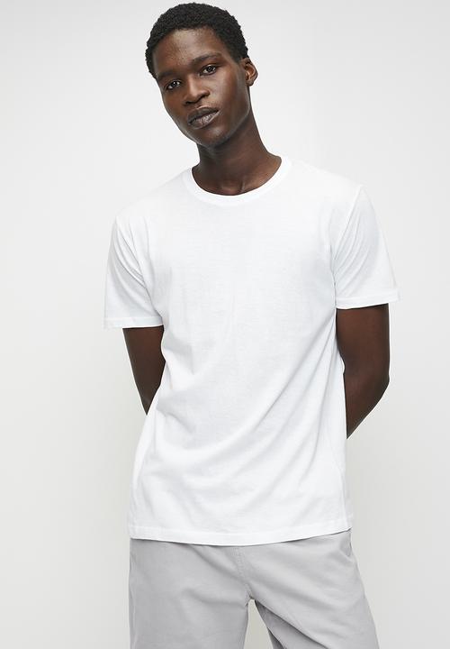 Brave Soul - Crew Neck T-shirt - Optic White