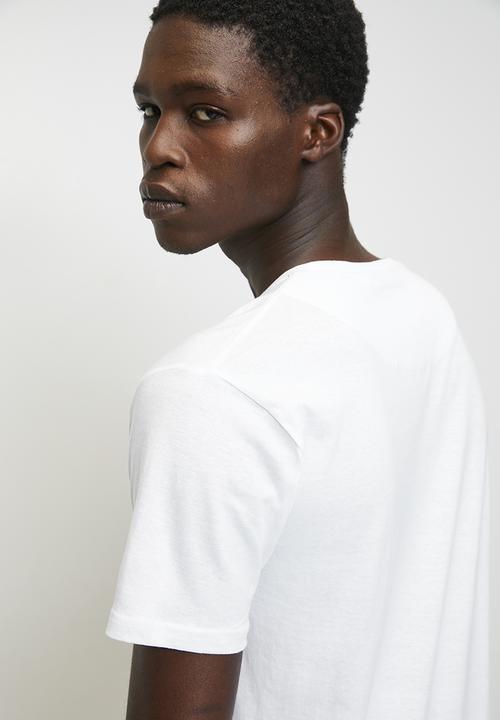 Brave Soul - Crew Neck T-shirt - Optic White