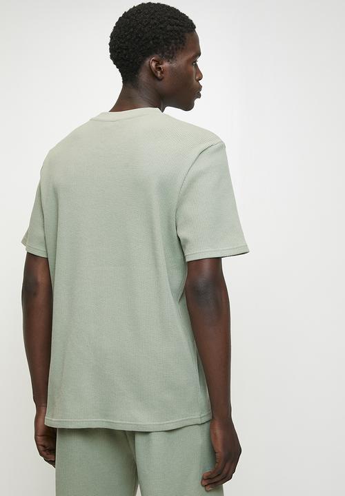 FILA - Caleb Waffle T-Shirt - Iceberg Green