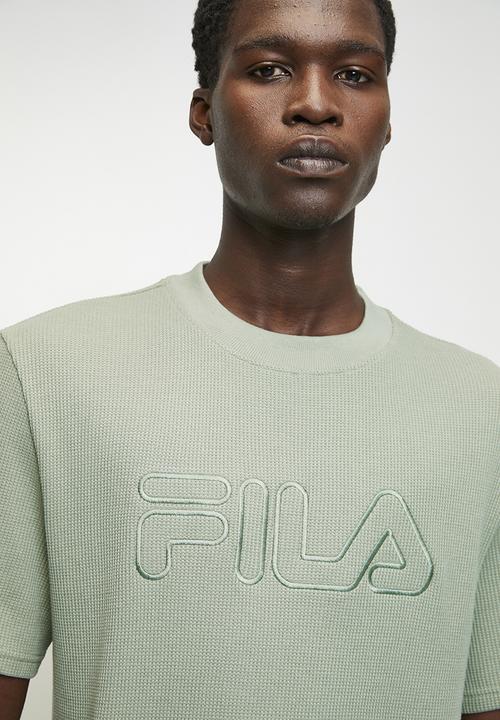 FILA - Caleb Waffle T-Shirt - Iceberg Green