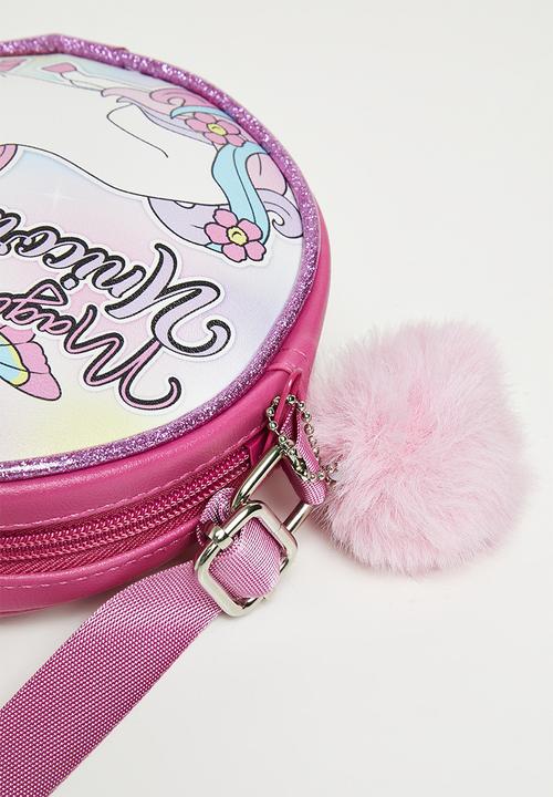 Character Group - Unicorn sling bag - pink