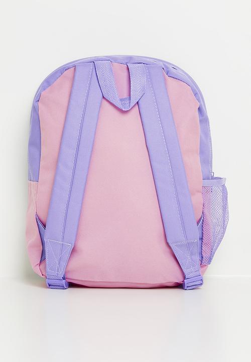 Character Group - Meowmaid 3d embossed backpack - pink & aqua blue