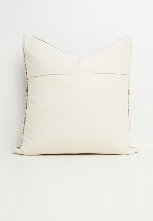 Sixth Floor - Rus woven cushion cover -  Rust
