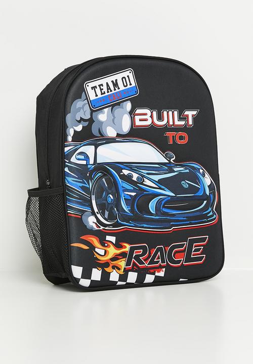 Character Group - Racer 3d embossed backpack - black
