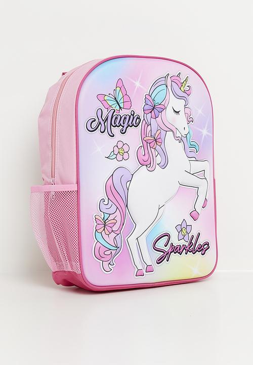 Character Group - Unicorn 3D Embossed Backpack - Pink