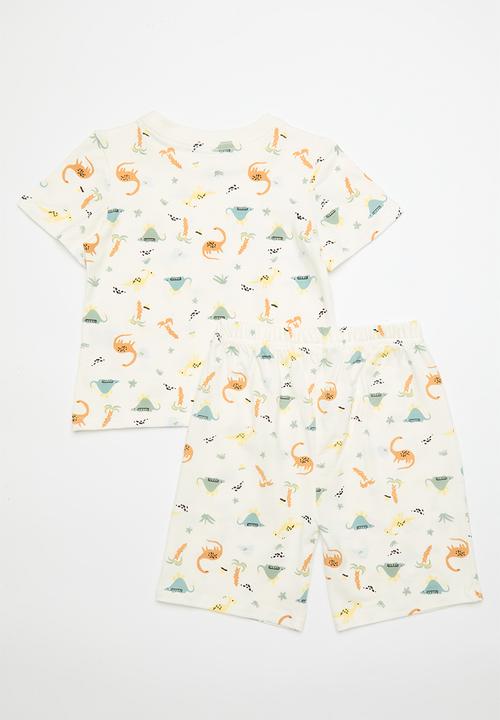 Pop Candy - Pj set - off white/multi