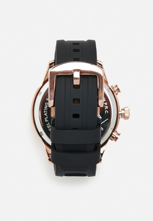 Daniel Klein - DK113313-3- rose gold/black