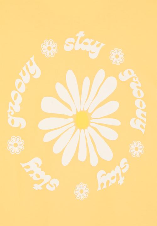 Pop Candy - Oversized tee - yellow