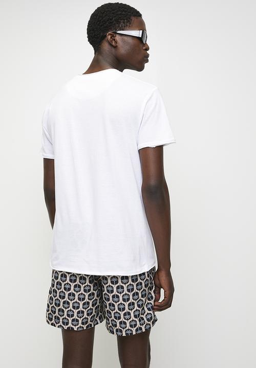 Brave Soul - Crew Neck T-shirt - White