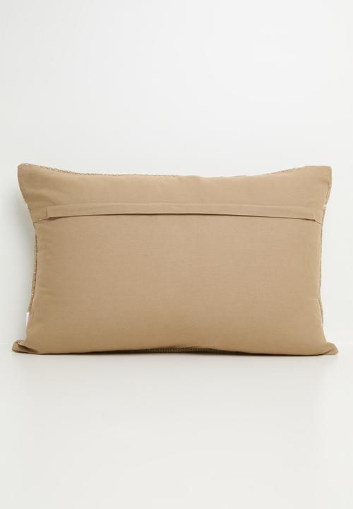 Sixth Floor - Saulo jute cushion cover - Natural