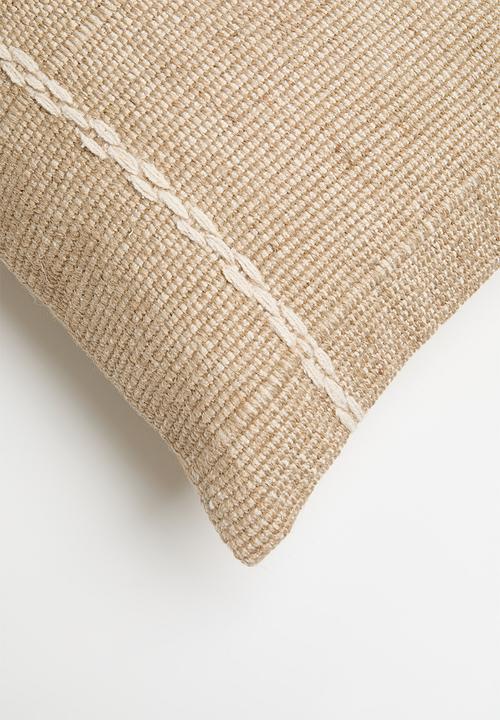 Sixth Floor - Saulo jute cushion cover - Natural