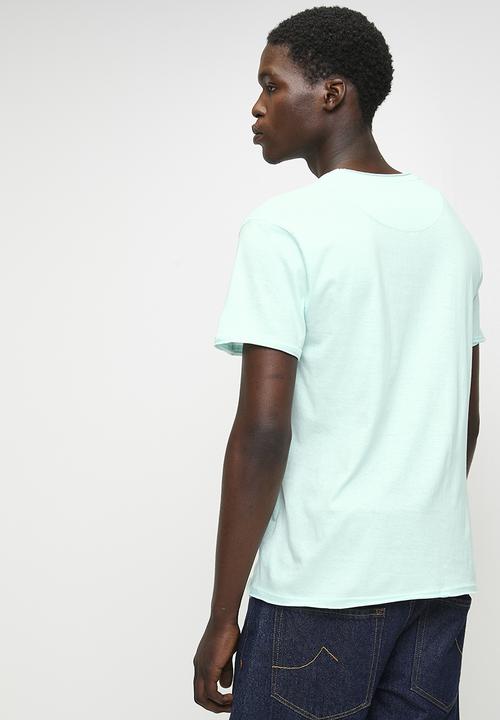 Brave Soul - Crew Neck T-shirt - Pale Mint