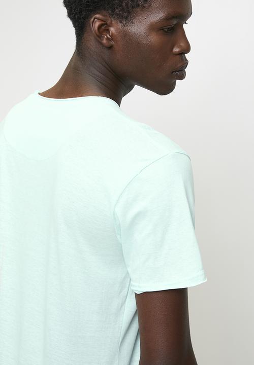 Brave Soul - Crew Neck T-shirt - Pale Mint