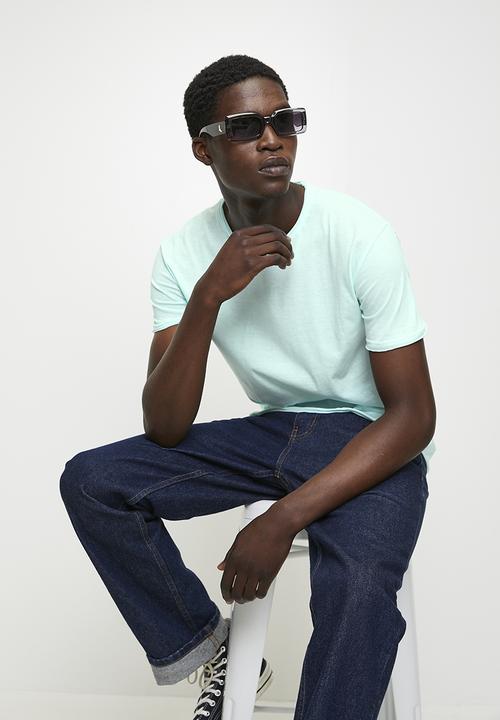 Brave Soul - Crew Neck T-shirt - Pale Mint