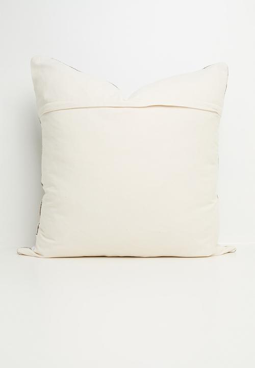 Sixth Floor - Stilo woven cushion cover - Grey