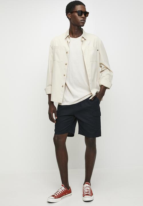 Brave Soul - Beach Cargo Short - Navy