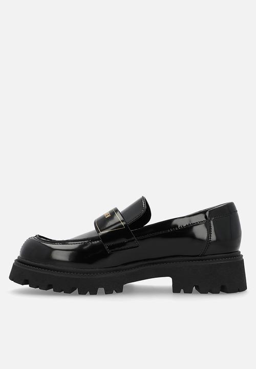 Steve Madden - File-away loafer  - blk box lea