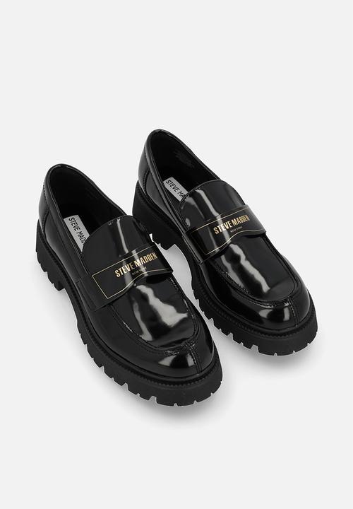 Steve Madden - File-away loafer  - blk box lea