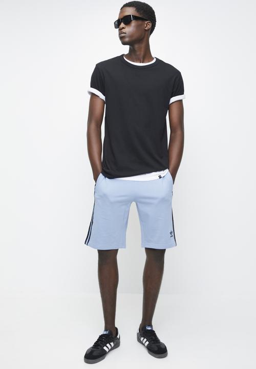 adidas Originals - 3-STRIPE SHORT2 M F25 - ash blue