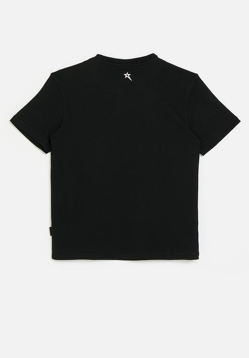 SOVIET - Boys crew neck tee box fit - black