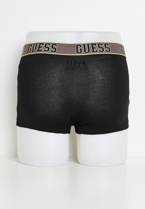GUESS - BOXER TRUNK 3 PACK - Jet Black A995