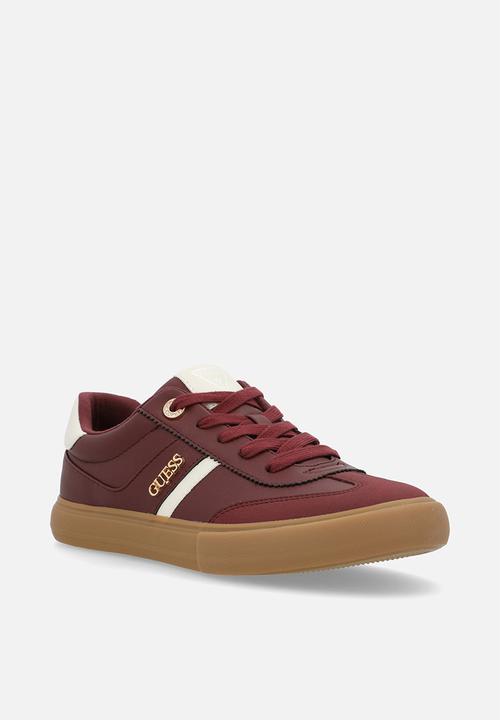 GUESS - Nappa  sneaker - cordovan