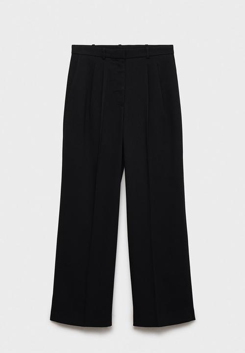 MANGO - Trousers cristi -  black