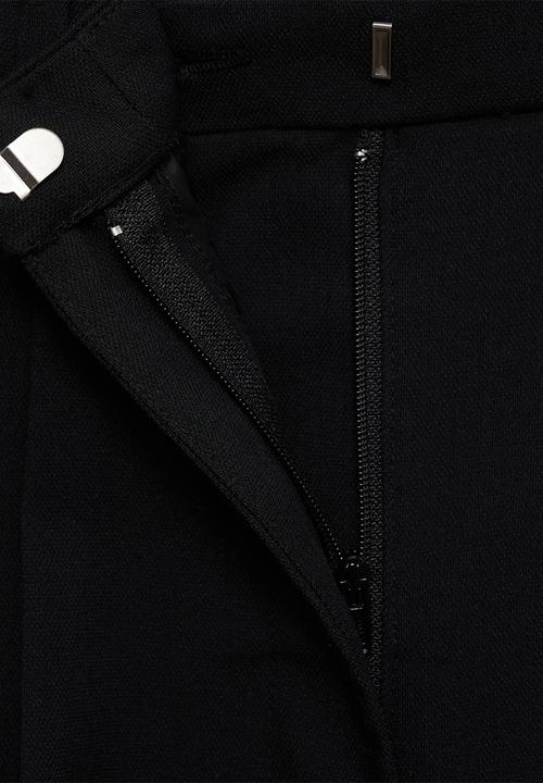 MANGO - Trousers cristi -  black