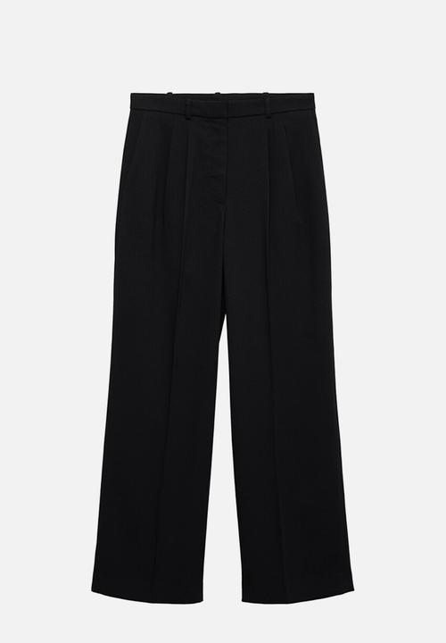 MANGO - Trousers cristi -  black