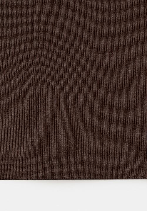 MANGO - Top sesete - dark brown