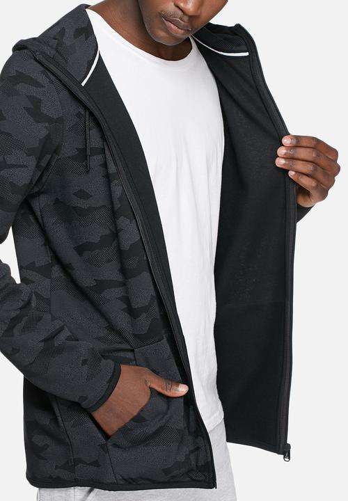 Jack & Jones - Camo zip hoodie