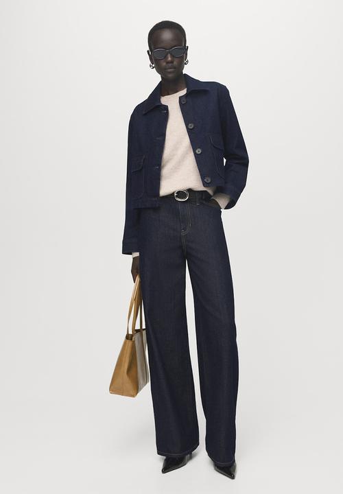 MANGO - Cazadora sabri - open blue