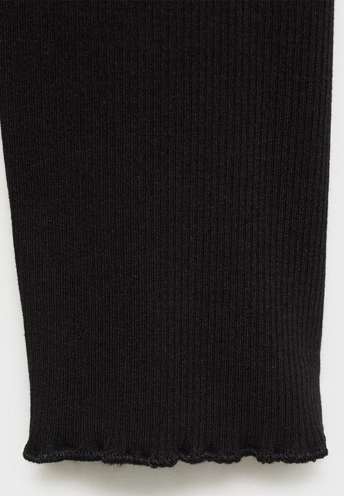 MANGO - Camiseta curlis - black