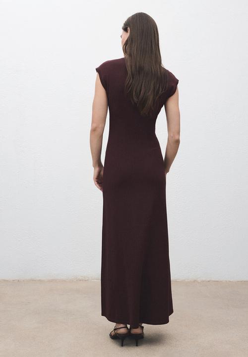 MANGO - Dress pomodore - dark  red