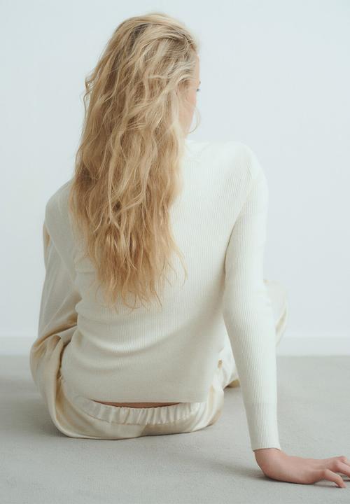 MANGO - Cardigan twenties - light beige