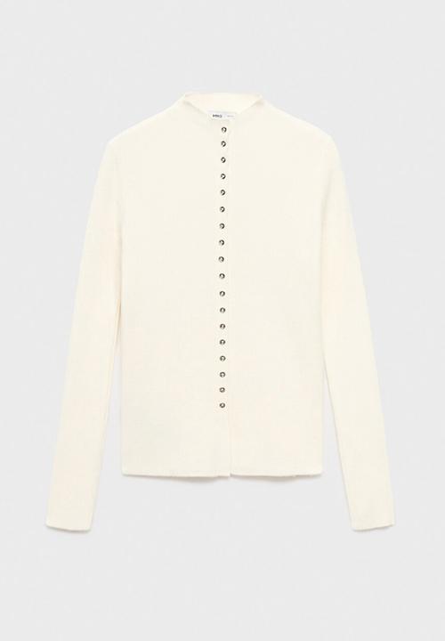 MANGO - Cardigan twenties - light beige