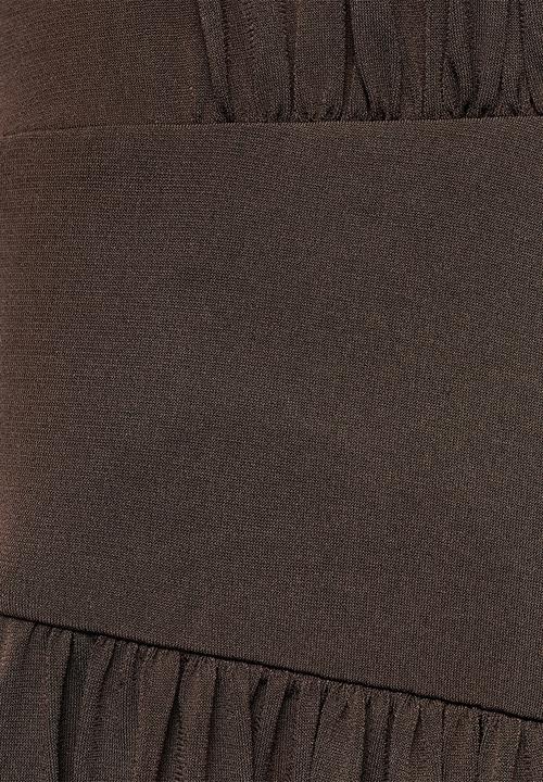 MANGO - Dress dino -  brown