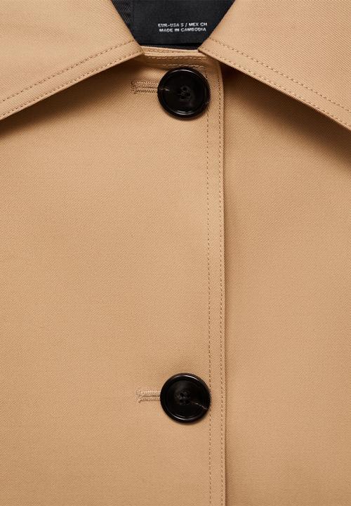 MANGO - Parka Tropic - Light Beige