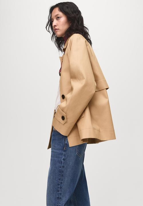 MANGO - Parka Tropic - Light Beige