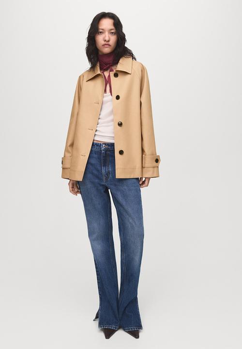 MANGO - Parka Tropic - Light Beige