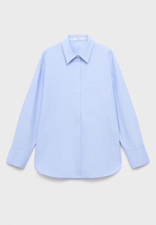 MANGO - Camisa juany - mid-blue