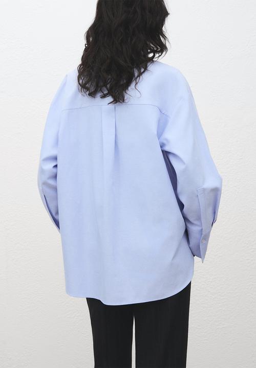 MANGO - Camisa juany - mid-blue