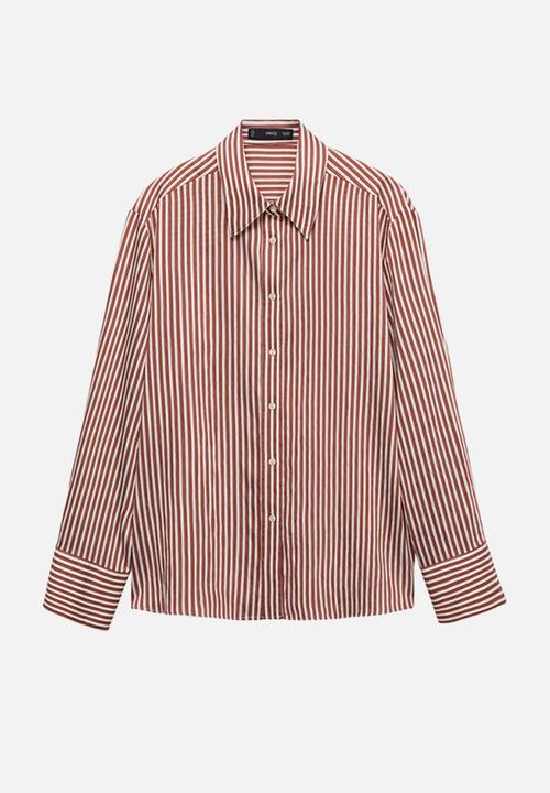 MANGO - Shirt zaha -  brown