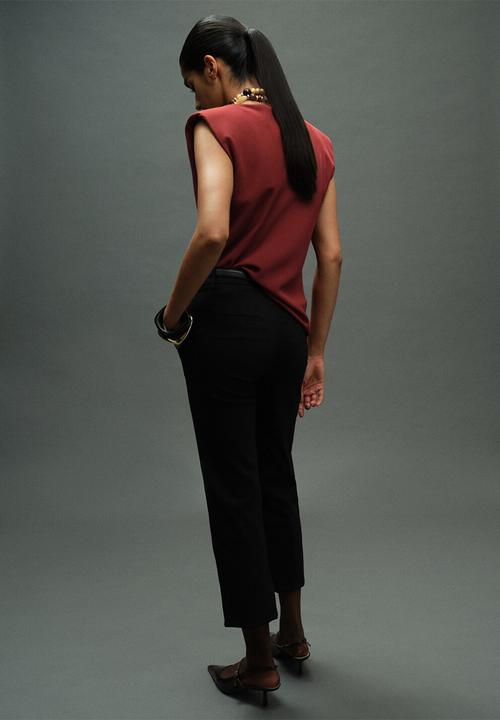 MANGO - Blusa stereo - medium orange