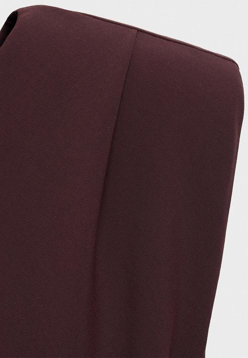 MANGO - Blusa stereo - dark brown