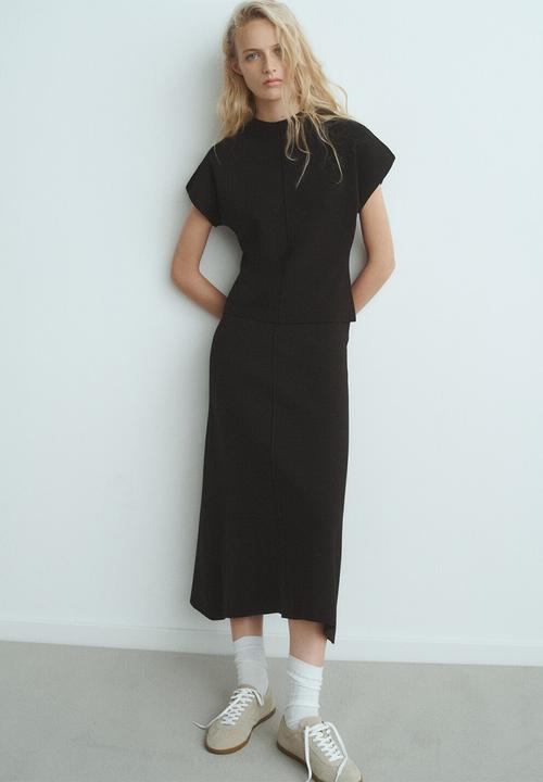 MANGO - Skirt zonard -  black