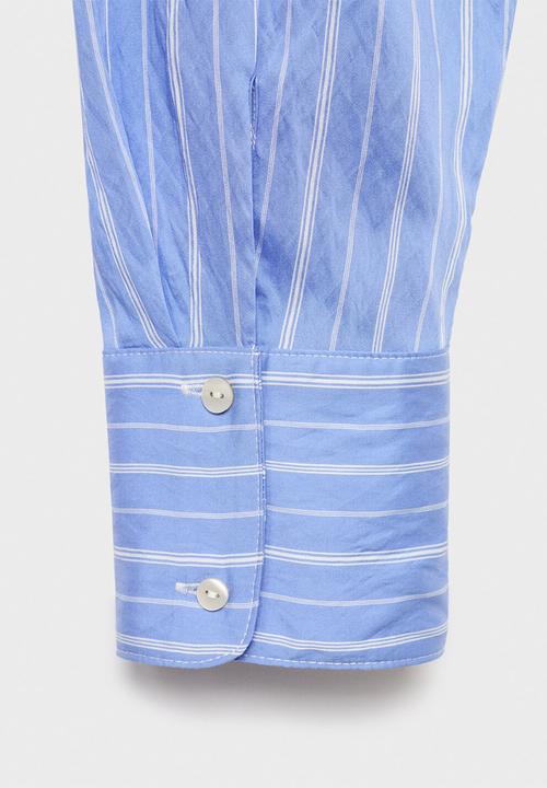 MANGO - Camisa zaha - medium blue