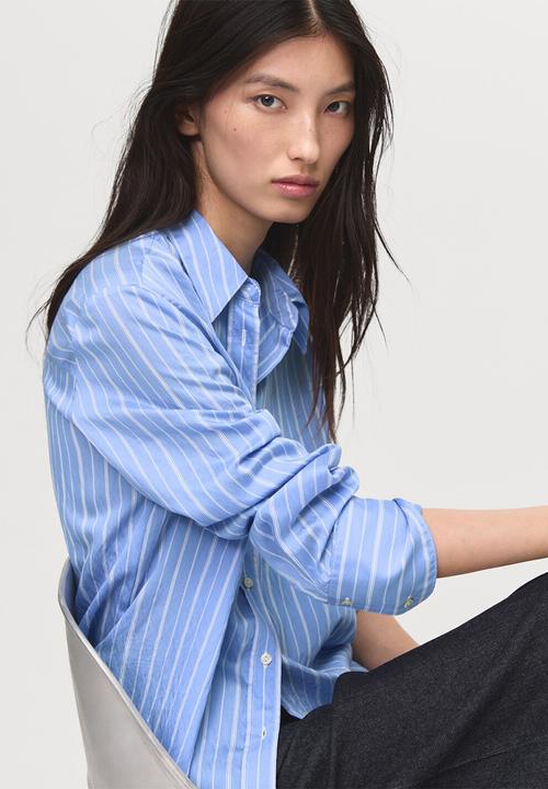 MANGO - Camisa zaha - medium blue